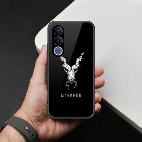 vivo V70 FE Cover - Markhor Series - HQ Ultra Shine Premium Infinity Glass Soft Silicon Borders Case