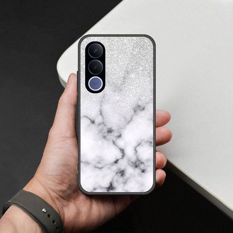 vivo V70 FE Cover - White Marble Series - HQ Premium Shine Durable Shatterproof Case
