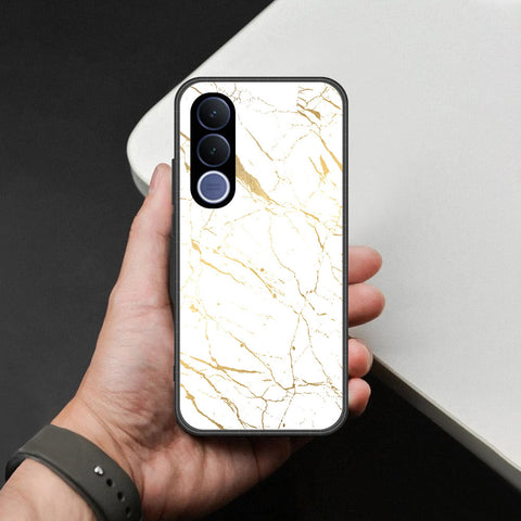 vivo V70 FE Cover - White Marble Series 2 - HQ Premium Shine Durable Shatterproof Case