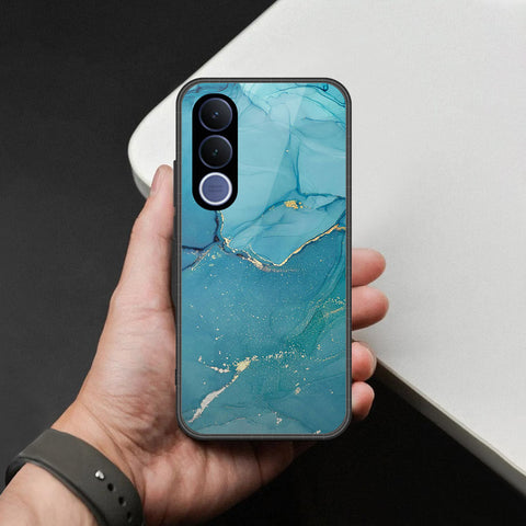 vivo V70 FE Cover - Mystic Marble Series - HQ Ultra Shine Premium Infinity Glass Soft Silicon Borders Case