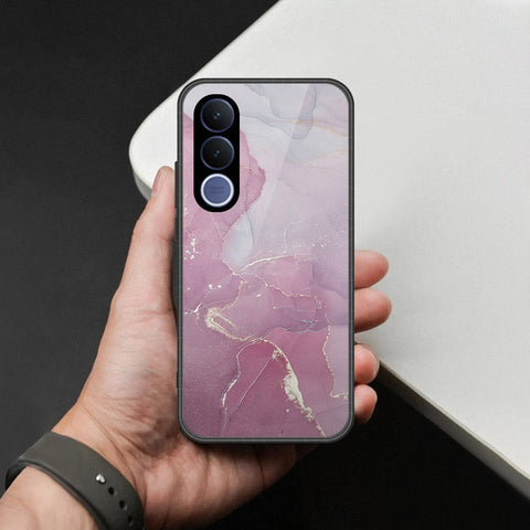 vivo V70 FE Cover - Mystic Marble Series - HQ Ultra Shine Premium Infinity Glass Soft Silicon Borders Case