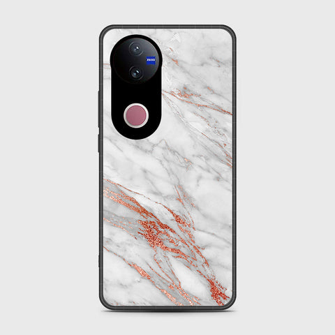 Vivo V50 - White Marble Series - HQ Premium Shine Durable Shatterproof Case