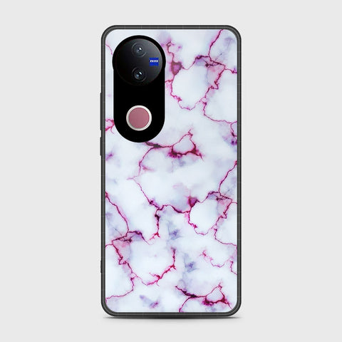 Vivo V50 - White Marble Series - HQ Premium Shine Durable Shatterproof Case