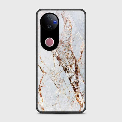 Vivo V50 - White Marble Series - HQ Premium Shine Durable Shatterproof Case