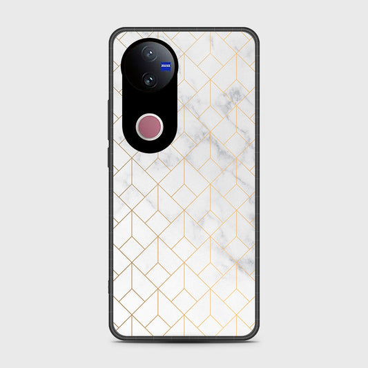 Vivo V50 - White Marble Series 2 - HQ Premium Shine Durable Shatterproof Case