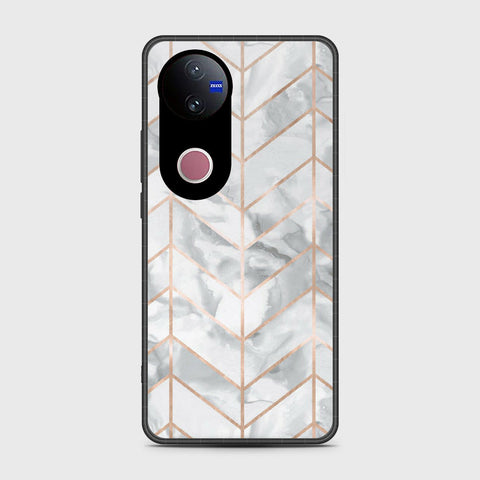 Vivo V50 - White Marble Series 2 - HQ Premium Shine Durable Shatterproof Case