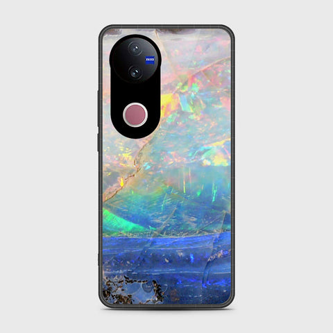 Vivo V50 - Colorful Marble Series - HQ Premium Shine Durable Shatterproof Case