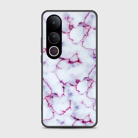 Vivo V50 Lite - White Marble Series - HQ Premium Shine Durable Shatterproof Case
