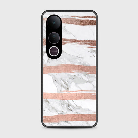 Vivo V50 Lite - White Marble Series - HQ Premium Shine Durable Shatterproof Case