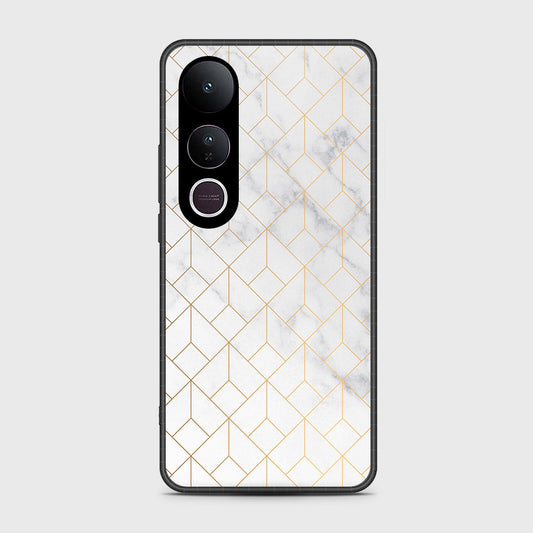 Vivo V50 Lite - White Marble Series 2 - HQ Premium Shine Durable Shatterproof Case