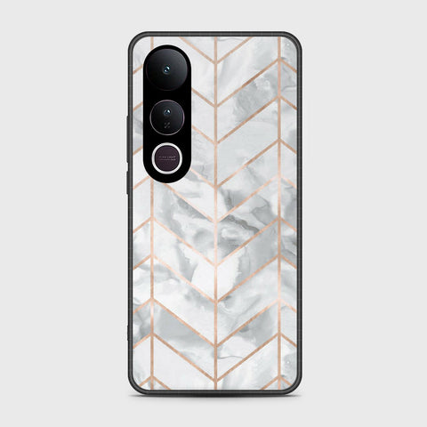 Vivo V50 Lite - White Marble Series 2 - HQ Premium Shine Durable Shatterproof Case