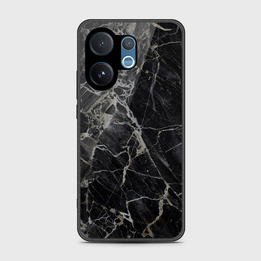 Vivo V60 - Black Marble Series - HQ Premium Shine Durable Shatterproof Case