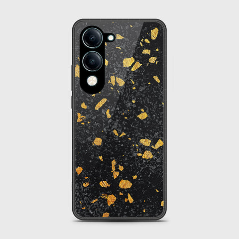 Vivo Y29s - Black Marble Series - HQ Premium Shine Durable Shatterproof Case