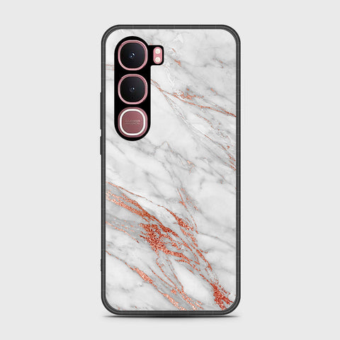 Vivo Y31 5G - White Marble Series - HQ Ultra Shine Premium Infinity Glass Soft Silicon Borders Case