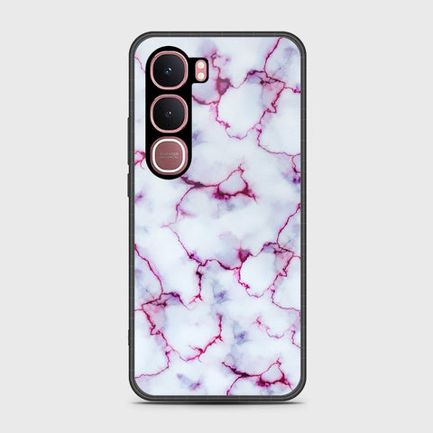 Vivo Y31 5G - White Marble Series - HQ Ultra Shine Premium Infinity Glass Soft Silicon Borders Case