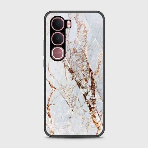 Vivo Y31 5G - White Marble Series - HQ Ultra Shine Premium Infinity Glass Soft Silicon Borders Case