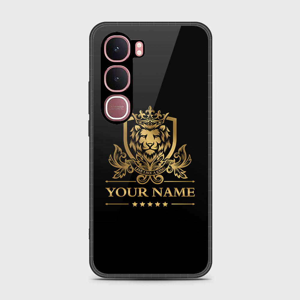 Vivo Y21d - Gold Series - HQ Ultra Shine Premium Infinity Glass Soft Silicon Borders Case
