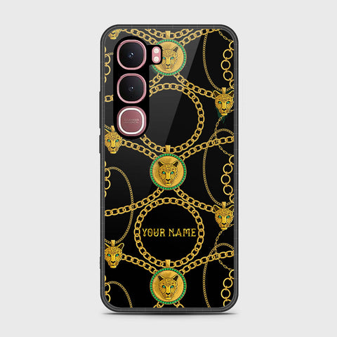 Vivo Y31 5G - Gold Series - HQ Ultra Shine Premium Infinity Glass Soft Silicon Borders Case