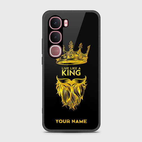Vivo Y21d - Gold Series - HQ Ultra Shine Premium Infinity Glass Soft Silicon Borders Case