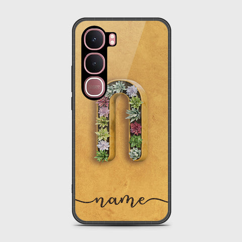 Vivo Y31 5G - Personalized Alphabet Series - HQ Ultra Shine Premium Infinity Glass Soft Silicon Borders Case