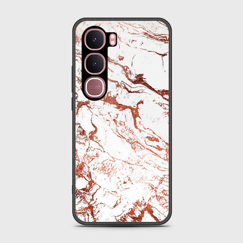 Vivo Y31 5G - White Marble Series 2 - HQ Ultra Shine Premium Infinity Glass Soft Silicon Borders Case