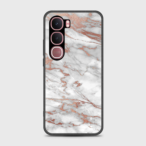 Vivo Y31 5G - White Marble Series 2 - HQ Ultra Shine Premium Infinity Glass Soft Silicon Borders Case