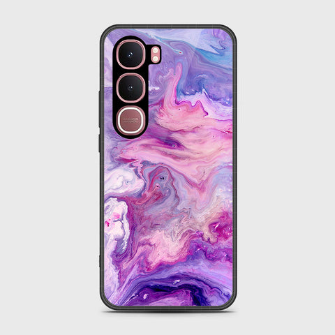 Vivo Y31 5G - Colorful Marble Series - HQ Ultra Shine Premium Infinity Glass Soft Silicon Borders Case