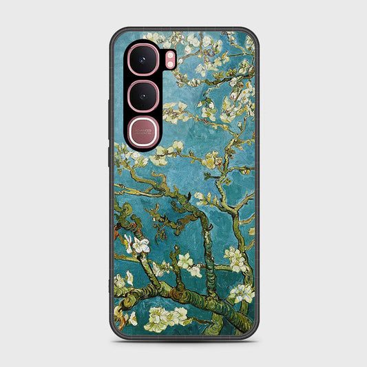 Vivo Y31 5G - Floral Series 2 - HQ Ultra Shine Premium Infinity Glass Soft Silicon Borders Case