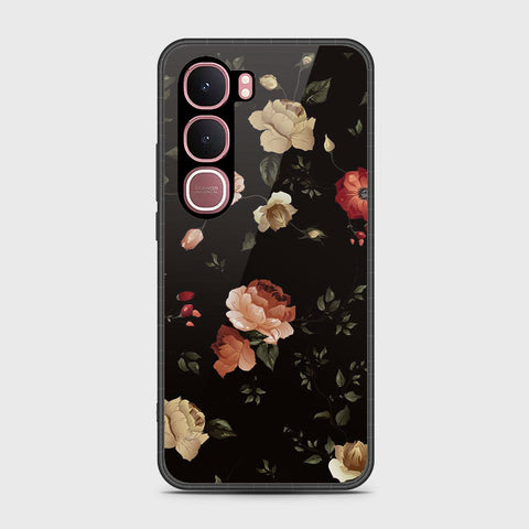 Vivo Y31 5G - Floral Series 2 - HQ Ultra Shine Premium Infinity Glass Soft Silicon Borders Case