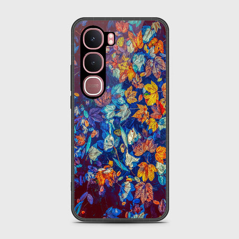 Vivo Y31 5G - Floral Series 2 - HQ Ultra Shine Premium Infinity Glass Soft Silicon Borders Case