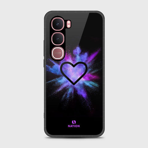 Vivo Y31 5G - Onation Heart Series - HQ Ultra Shine Premium Infinity Glass Soft Silicon Borders Case