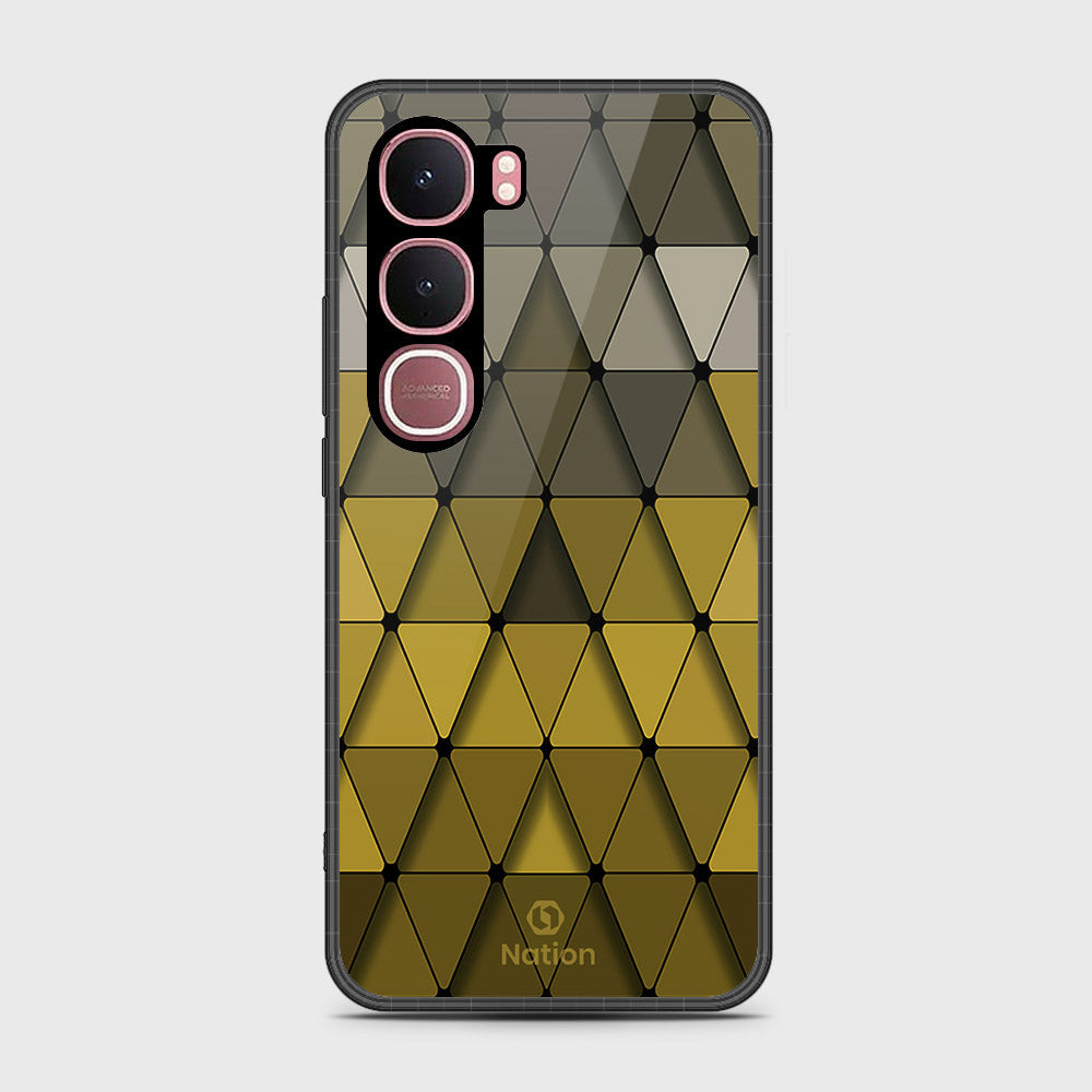 Vivo Y31 5G - Onation Pyramid Series - HQ Ultra Shine Premium Infinity Glass Soft Silicon Borders Case