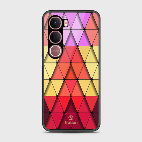 Vivo Y31 5G - Onation Pyramid Series - HQ Ultra Shine Premium Infinity Glass Soft Silicon Borders Case