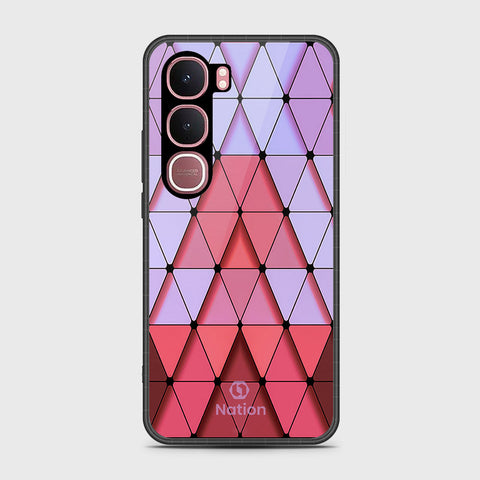 Vivo Y31 5G - Onation Pyramid Series - HQ Ultra Shine Premium Infinity Glass Soft Silicon Borders Case