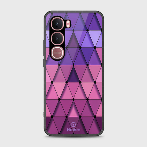 Vivo Y31 5G - Onation Pyramid Series - HQ Ultra Shine Premium Infinity Glass Soft Silicon Borders Case