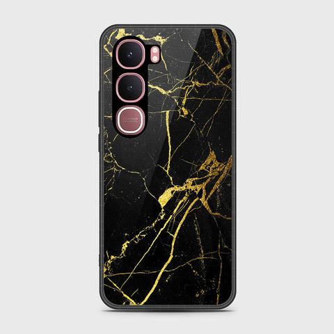 Vivo Y31 5G - Black Marble Series - HQ Ultra Shine Premium Infinity Glass Soft Silicon Borders Case