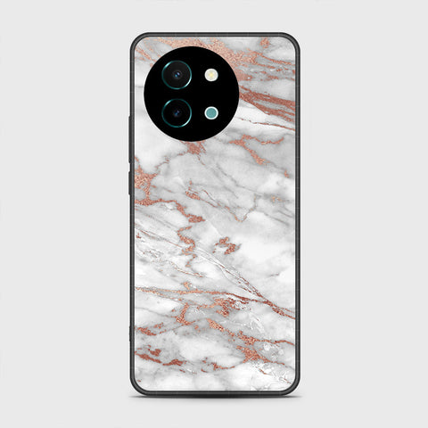 Vivo Y38 - White Marble Series 2 - HQ Premium Shine Durable Shatterproof Case