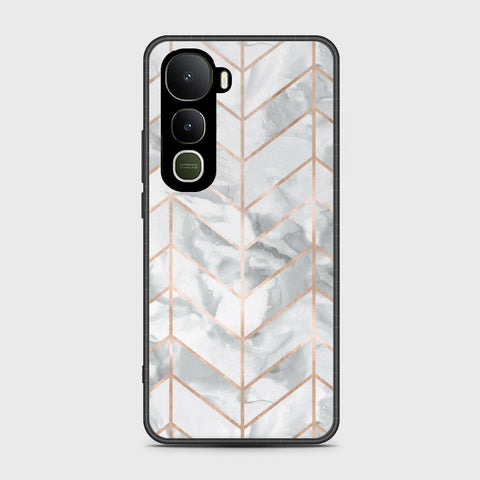 Vivo Y400 4G - White Marble Series 2 - HQ Premium Shine Durable Shatterproof Case