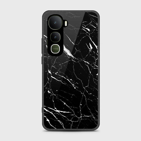 Vivo Y400 4G - Black Marble Series - HQ Premium Shine Durable Shatterproof Case