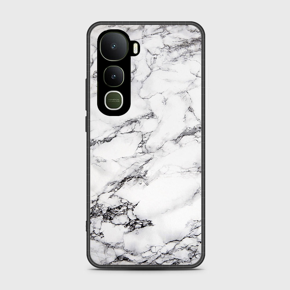 Vivo Y400 4G - White Marble Series - HQ Premium Shine Durable Shatterproof Case