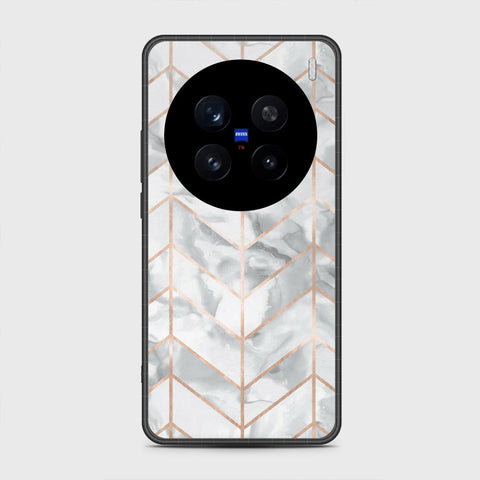 Vivo X200 Pro - White Marble Series 2 - HQ Premium Shine Durable Shatterproof Case