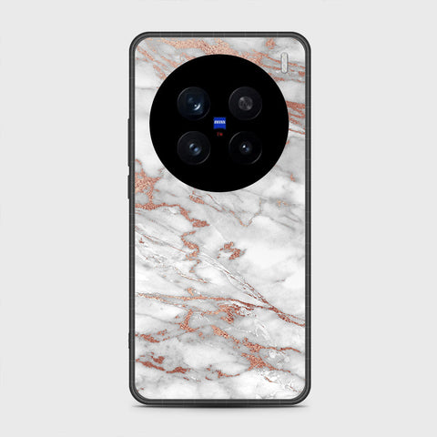 Vivo X200 Pro - White Marble Series 2 - HQ Premium Shine Durable Shatterproof Case