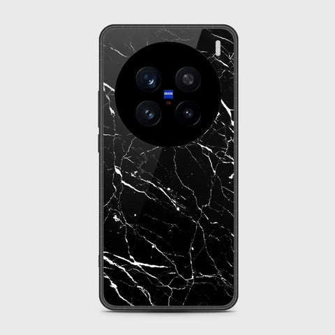 Vivo X200 Pro - Black Marble Series - HQ Premium Shine Durable Shatterproof Case
