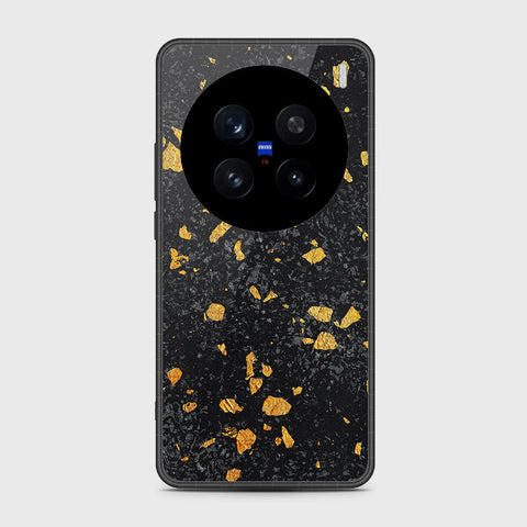 Vivo X200 Pro - Black Marble Series - HQ Premium Shine Durable Shatterproof Case