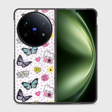 Vivo X Fold 5 - Vanilla Dream Series - HQ Ultra Shine Durable Shatterproof Case