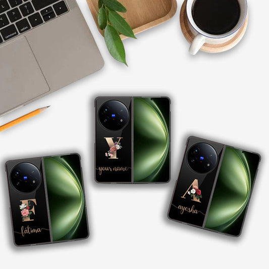 Vivo X Fold 5 - Personalized Alphabet Series - HQ Ultra Shine Durable Shatterproof Case