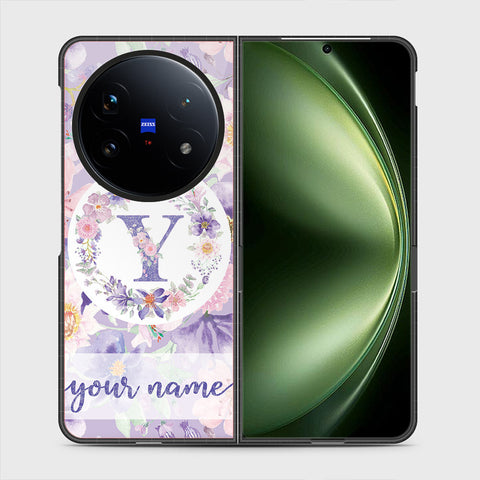 Vivo X Fold 5 - Personalized Alphabet Series - HQ Ultra Shine Durable Shatterproof Case