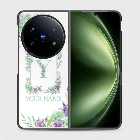 Vivo X Fold 5 - Personalized Alphabet Series - HQ Ultra Shine Durable Shatterproof Case