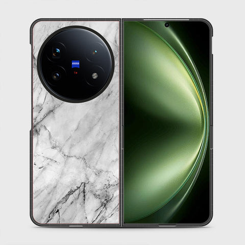 Vivo X Fold 5 - White Marble Series - HQ Ultra Shine Durable Shatterproof Case