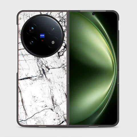 Vivo X Fold 5 - White Marble Series 2 - HQ Ultra Shine Durable Shatterproof Case